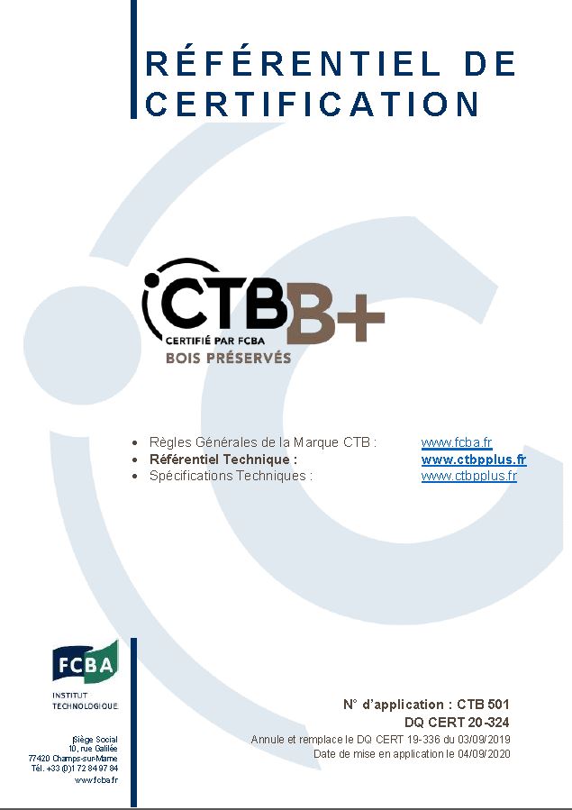 Qu’est-ce Que La Certification CTB-B+ - CTB B+